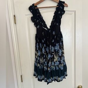 Free People Intimately Bali Wild Daisy Slip Dress Tank Swing